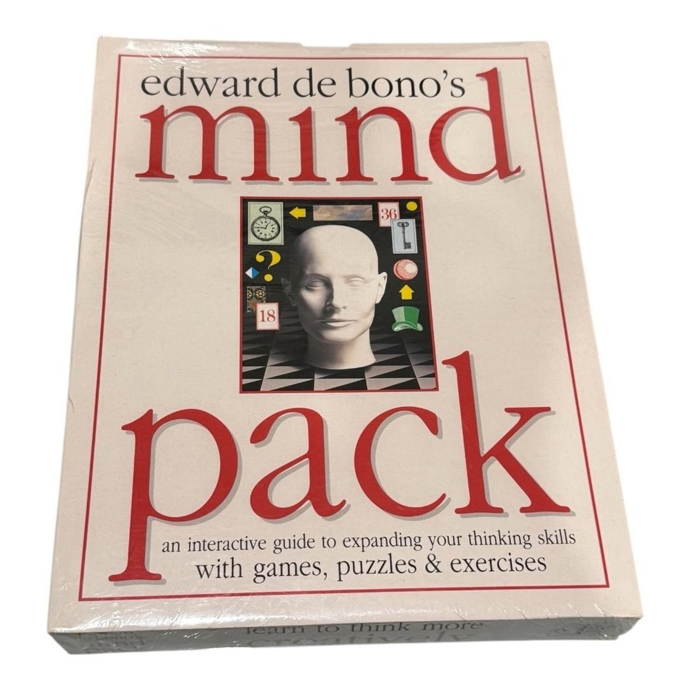 Edward de Bono Mind Pack Games Puzzles Exercises New Sealed Viking Boxed Set